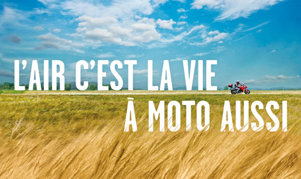 Campagne sécurité routière airbag moto